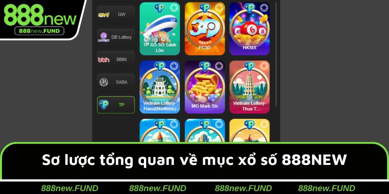Sơ lược tổng quan về mục xổ số 888NEW